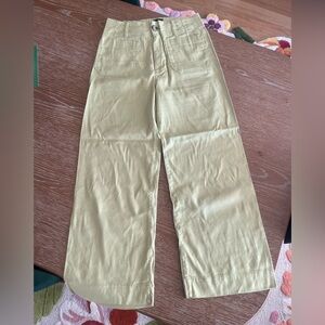 Anthropologie Maeve Colette 27 (lime linen)